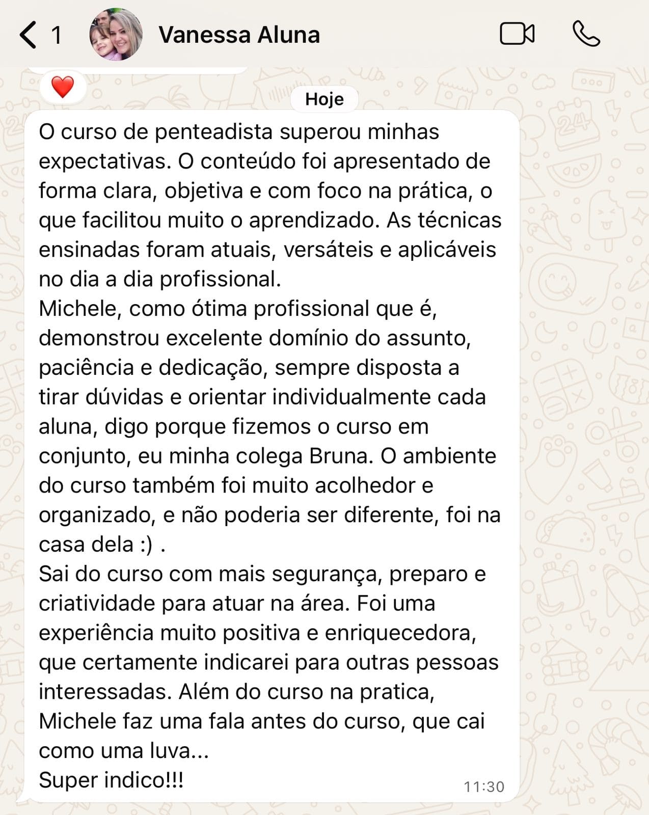 depoimento aluna 9